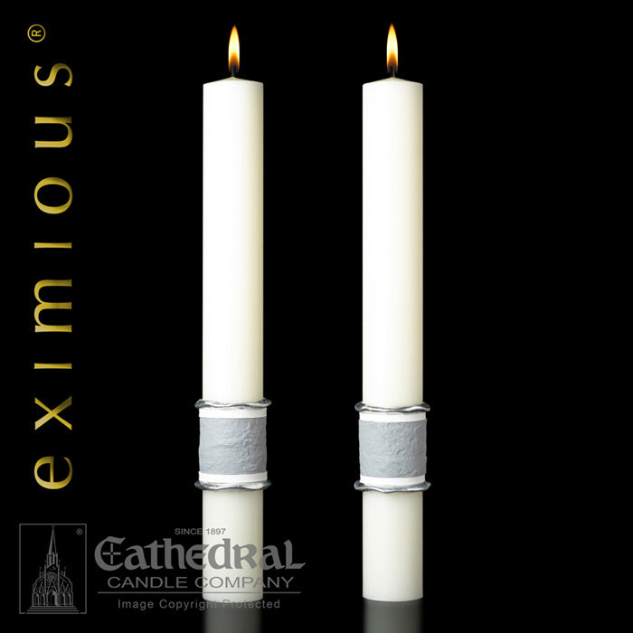 EXIMIOUS "WAY OF THE CROSS" COMPLEMENTING ALTAR CANDLES
