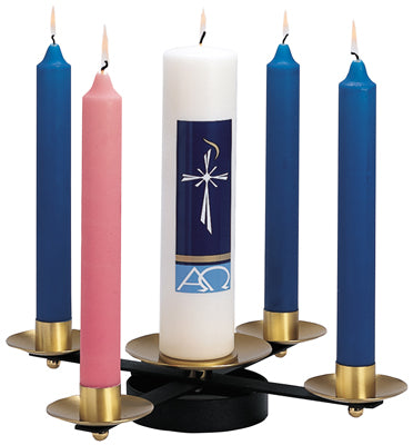 Adjustable Advent Wreath Stand in Bronze 51FAW15